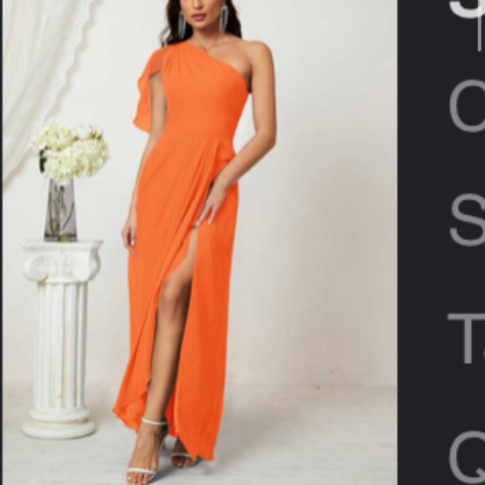 Orange/ coral dress